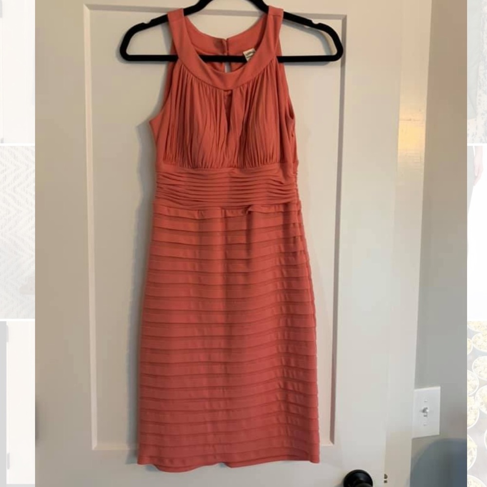 Coral Cocktail Dress